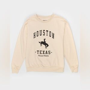PRETTY VACANT Houston Texas Mens Crewneck Sweatshirt Size XL